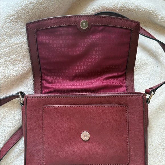 Kate Spade Burgundy Crossbody Bag - Picture 7 of 8